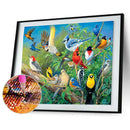 5D Bird Diamond Painting Embroidery DIY Cross Stitch Home Decor 40x30cm