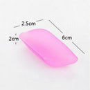3pcs Silicone Toothbrush Head Cover Outdoor Travel Camping Protective Caps