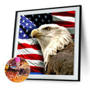 Eagle Diamond Painting 5D DIY Full Round Drill Cross Stitch Kits (QF453)