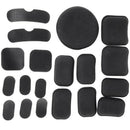 19Pcs/Set Helmet Pads Accessories Cs Helmet EVA Mats Hunting Helmet Protect