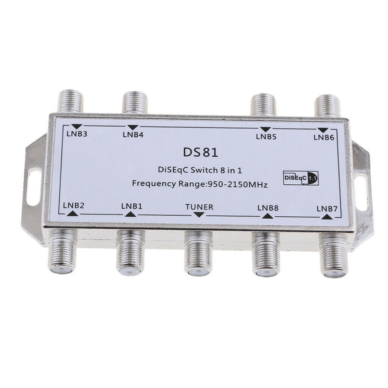 Satellite Switch Max 1 in/8 Output Multi Video Path Multi Switch DS81 High