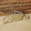 Portable Pocket 8X Folding Key Ring Magnifier w/ Key Chain Daily Magnifying  A