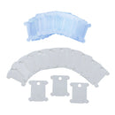 240x Plastic Embroidery Floss Thread Bobbins Reel Needlework Thread Spool Pack