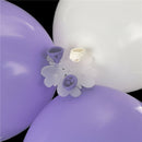 12x Balloon Plum Blossom Arch Plastic Clip Buckle For Birthday Wedding Party JR