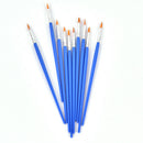 10Pcs Nylon Hair Artist Paint Brush  Watercolor Round Fine Hand Point Tip LJ