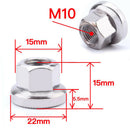 Track Nuts Bike Bicycle Wheel Axle Old School for Rear Hub Hardware 4pcs