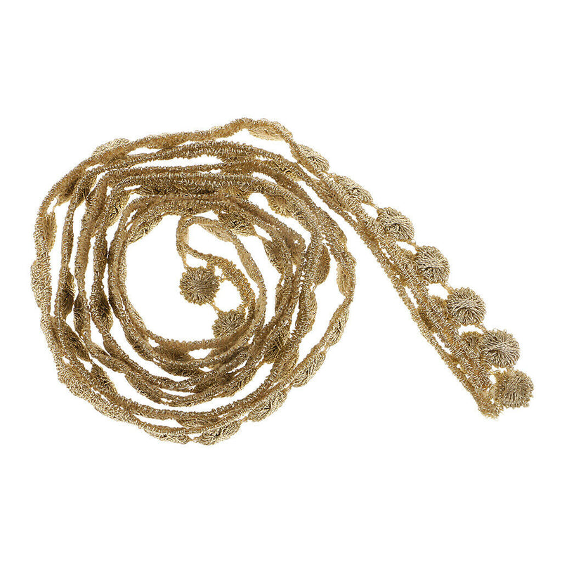 1 Yard Metallic Embroidery Lace Trim Embellishment DIY Sewing Supplies 11mm