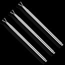 Cuticle Pusher Stainless Steel e-ShapeCuticle Peeler Scraper Remove Gel Nai Q6T7