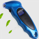 Digital Tire Air Pressure Gauge 100 PSI Tester Backlight For Car Motorcycle Blue