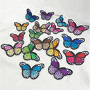 10pcs/Set Nice Butterfly Embroidered Patch Iron/Sew on Applique Water Sol Dxyc