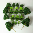 18pcs HO OO Scale Train Railroad Diorama Scenery Scene