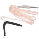 Metal Head Transparent Microphone Clip cord Tattoo Hook Line Tattoo Switch OZ