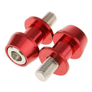 Swingarm Frame Slider Crash Protector for Kawasaki Ninja 250 ER6 ER6F Red