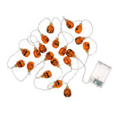 20pcs LED Lamps Halloween Ghost Pumpkin String Lights for Party Bar Decor A
