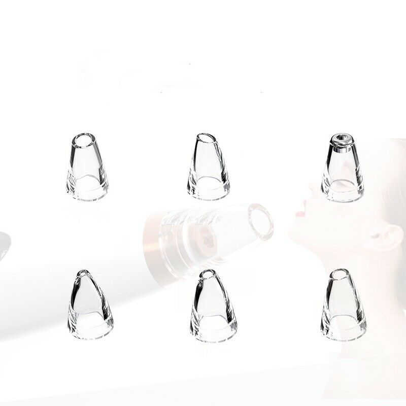 6 in 1 Electric Facial Pore Blackhead Vacuum Suction Remove Machine Acne Ex C2U1