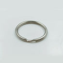 10 Pcs Stainless Steel Key Holder Split Rings Keyring Keychain Keyfob 25mm