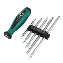 6Pcs Cross Word Set Dual-Purpose Screwdriver Premium Durable Screwdriver Se