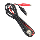 2 x BNC Male Plug to Dual Alligator Clip Oscilloscope Test Probe Lead Cable