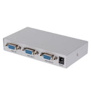 2 Ports VGA XGA SVGA Video Splitter Box PC Laptop to TV LCD Monitor Display