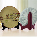 7" Display Easel Stand Holder for Plate Bowl Picture Frame Photo Book_Red