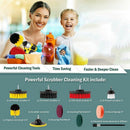 Drill Brush Set, Extend Long Attachment, Scrub Pads, Sponge, Power Scrubber