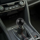 Round Ball Shape Aluminum Car Transmission Gear Shift Knob Shifter Lever Black