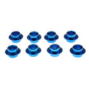 Roller Skate Wheels Accessories Center Bearing Bushing Spacer 8PCS Blue