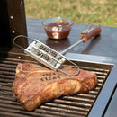 Creative BBQ iron tool barbecue branding mold 55 can change letters barbecu E4Y3