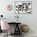 5D DIY Full Drill Diamond Painting Wolf Embroidery Mosaic Craft Kit Decor