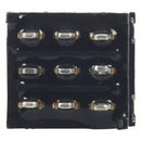 5X Black 3PDT 9-Pin Guitar Effects Stomp Switch Pedal Box Foot Metal True B Y6Z7