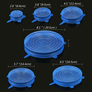 12 Pcs Silicone Stretch Lids Various Sizes Food Storage Lid Saver Covers Wr N2M2