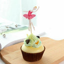 24 Pcs Ballerina Girl Cupcake Baby Birthday Party Decorations Cake Accessor L2S8