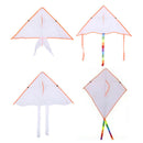 diy painting kite foldable outdoor beach kite children kids sport funny toys FT