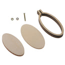 DIY Mini Oval Embroidery Frame Hoops Hand Cross Stitching Wooden Craft Tool