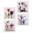 4 Panel Modern Art Painting Oil Painting on Canvas Poster Colorful Flower