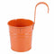 Flower Pot, Hanging Flower Pots, Garden Pot Balcony Planters Metal Bucket F