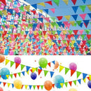 8 M Colorful Triangle Flag Pennant String Banner Festival Party Holiday Decor 3C