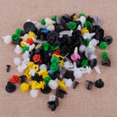 200pcs Mixed Car Door Panel Fender Bumper Fastener Retainer Clip Rivet Push Pins