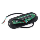 Black Electric Guitar Dual Hot Rail Humbucker Pickup Musical Instrument Accs
