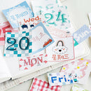 45pcs/box Date Numbers Paper Seal Stickers Scrapbooking DIY Diary Album LabelsLJ