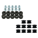 20 Motorcycle Rubber Grommets  Pressure Relief Cushion Kit For Fairings