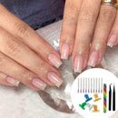8Pcs Extension Gel Nail Builder Tips Nail Extension Set Tools Gel DIY Nails S9O8