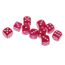 20pcs/Set 6-Sided Spot Dices for Drinking Gambling Club Toys Parts Pink+Blue