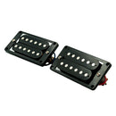 Durable 2pcs Wired Electric Guitars Humbucker Pickups Black Plastic Frame