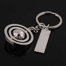 Rotating Ball key rings car key holder Soccer Ball Keychain Football Key ch P2Q4