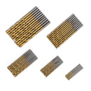 50pc Metal Drill Bit Set HSS Metric Twist Drills 1mm-3mm Drill Bits