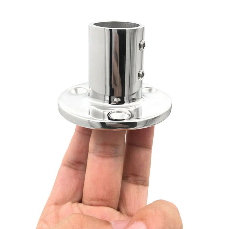 Boat Hand Rail Fittings 90 Degree 1'' Round Base Marine Stainless Steel