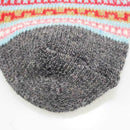 1 Pair Womens Thicken Warm Socks Boho Winter Mid High Socks Random Color Re Z8G1