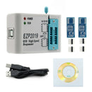 EZP2019 High Speed USB SPI Programmer Support Flash 24 25 93 EEPROM + 8 Adapters