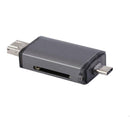Micro USB 2.0 Type C to TF Memory Card Adapter OTG Smart Memory Card Reader